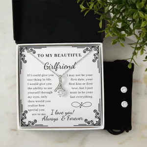 Girlfriend Jewelry Set, Necklace and Earring Set for Girlfriend