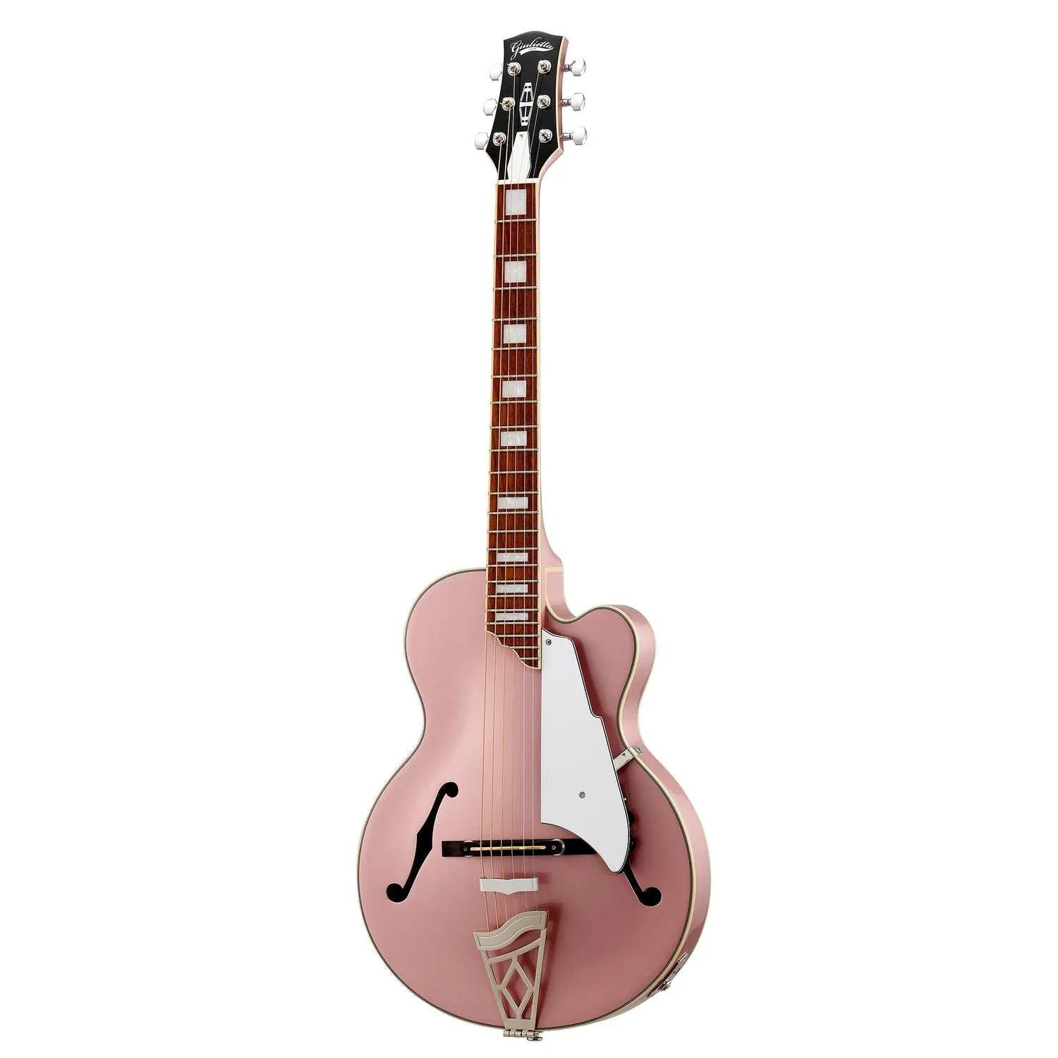 Giulietta VGA-5TPS Archtop Guitar w/ Super Capacitor, Pearl Rose