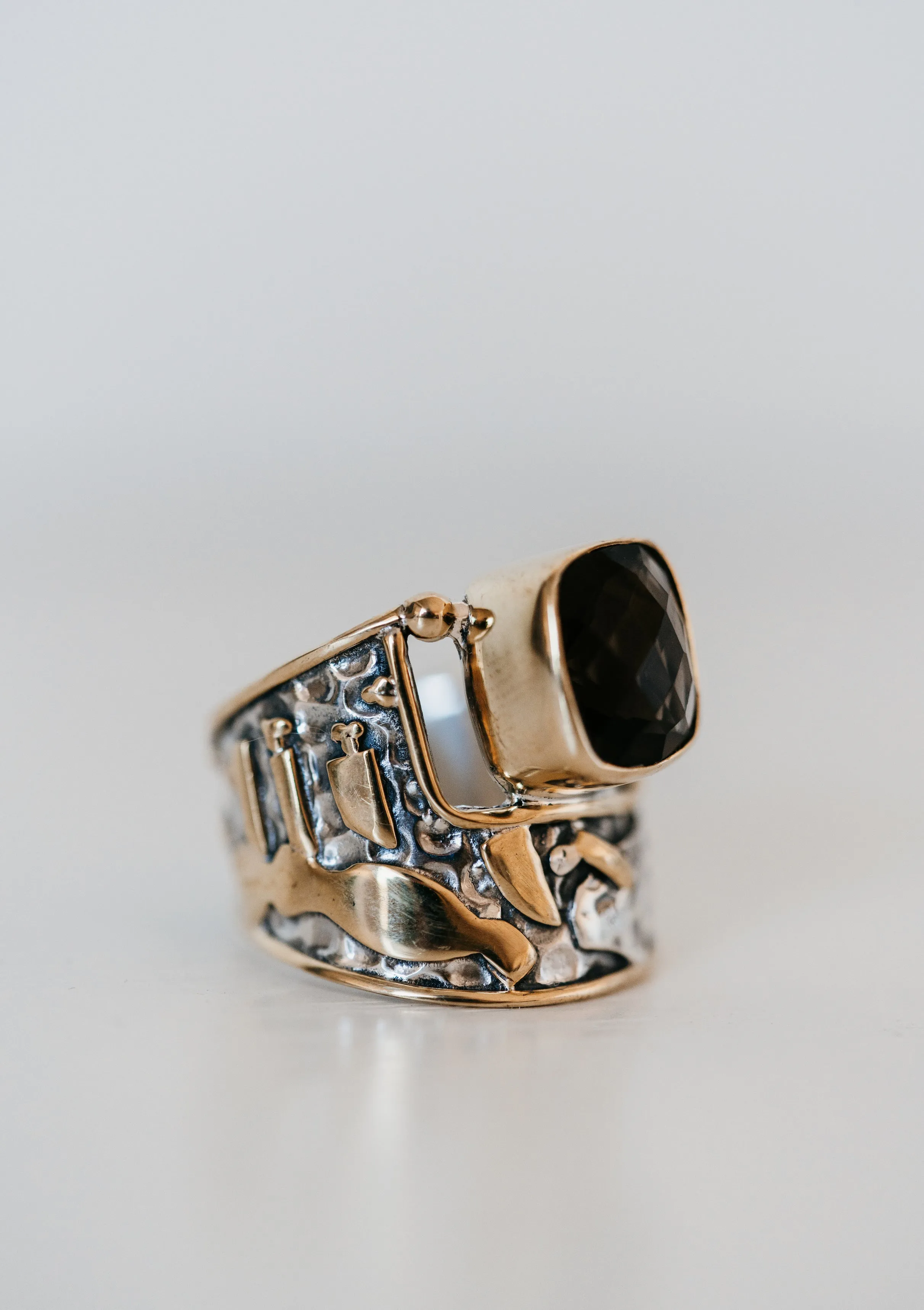 Glacier Ring | Smoky Quartz