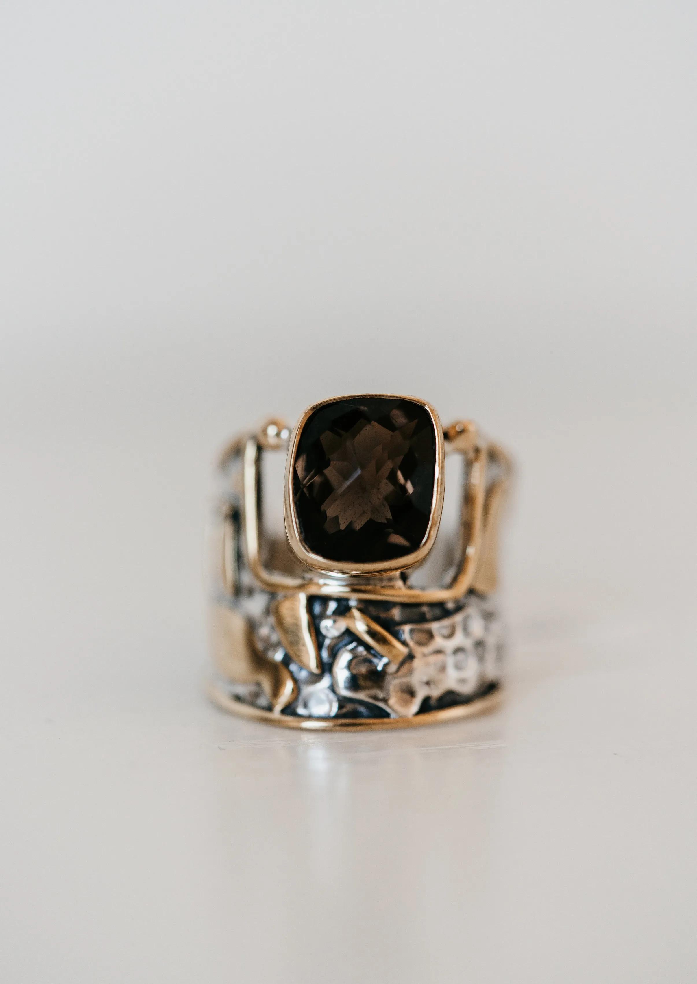 Glacier Ring | Smoky Quartz