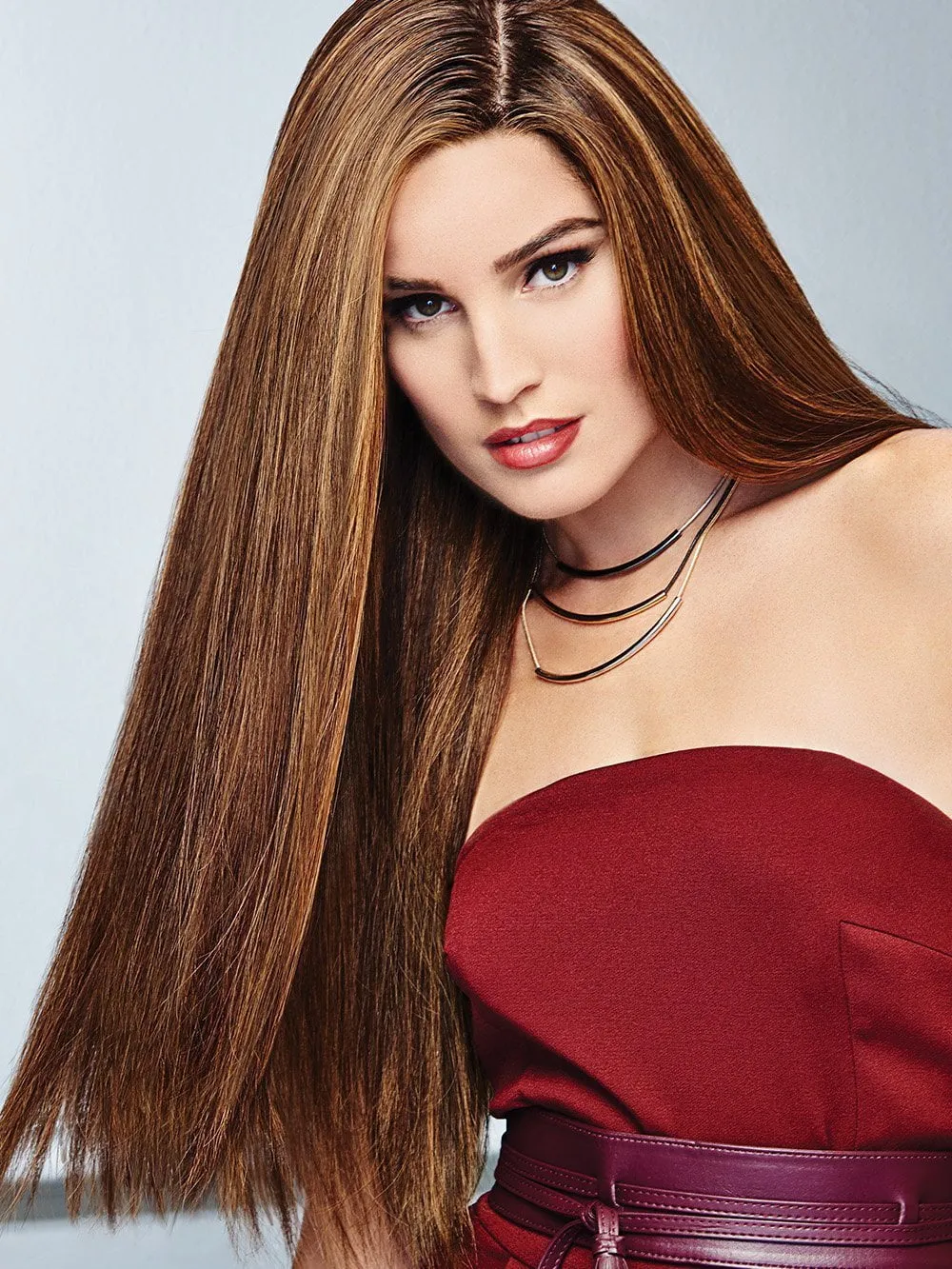 Glamour and More | Remy Human Hair Lace Front Wig (Hand-Tied)