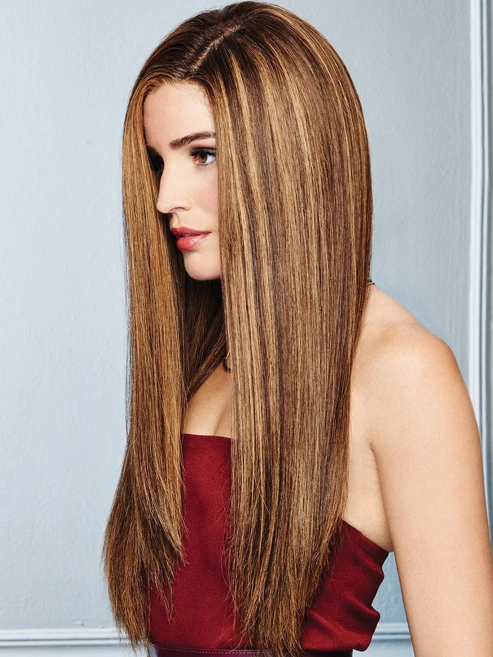 Glamour and More | Remy Human Hair Lace Front Wig (Hand-Tied)