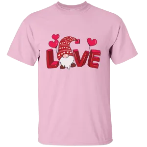 Gnome Happy Valentine's Day Heart Friends Girlfriend Boyfriend Wife Husband Family Gift Unisex T-Shirt