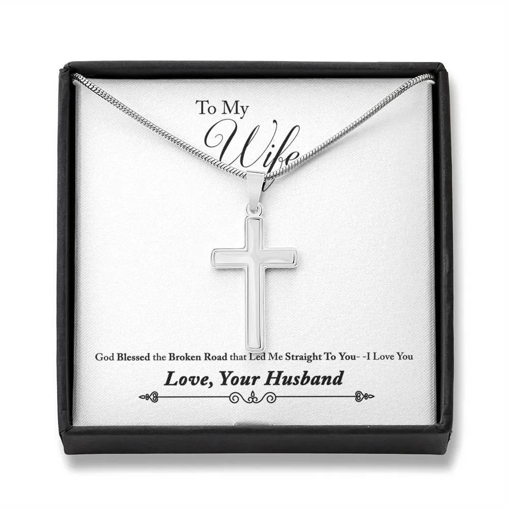 God led me to you-Artisan Cross Necklace