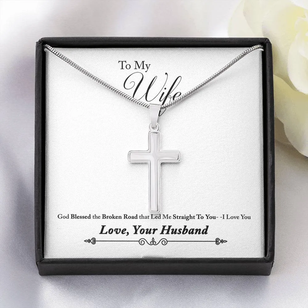God led me to you-Artisan Cross Necklace