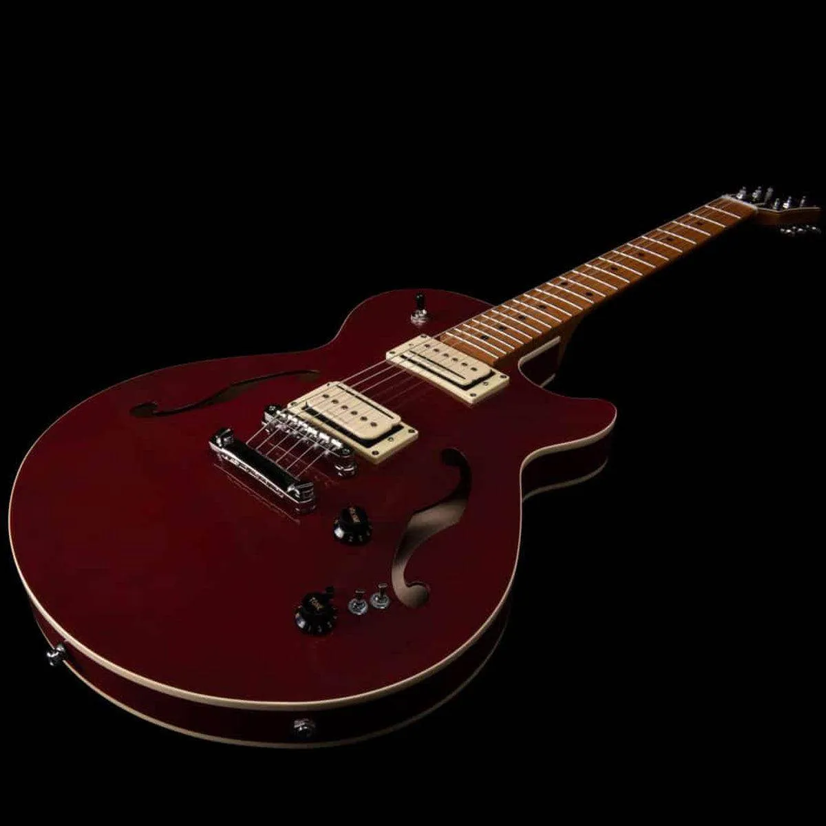 Godin Montreal Premiere Pro Semi-Acoustic Guitar ~ Aztek Red