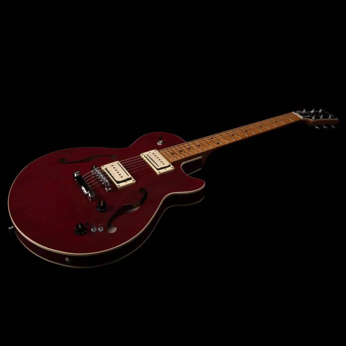 Godin Montreal Premiere Pro Semi-Acoustic Guitar ~ Aztek Red