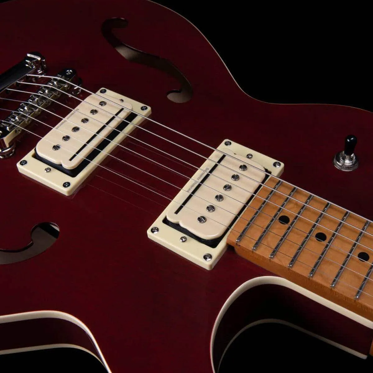 Godin Montreal Premiere Pro Semi-Acoustic Guitar ~ Aztek Red