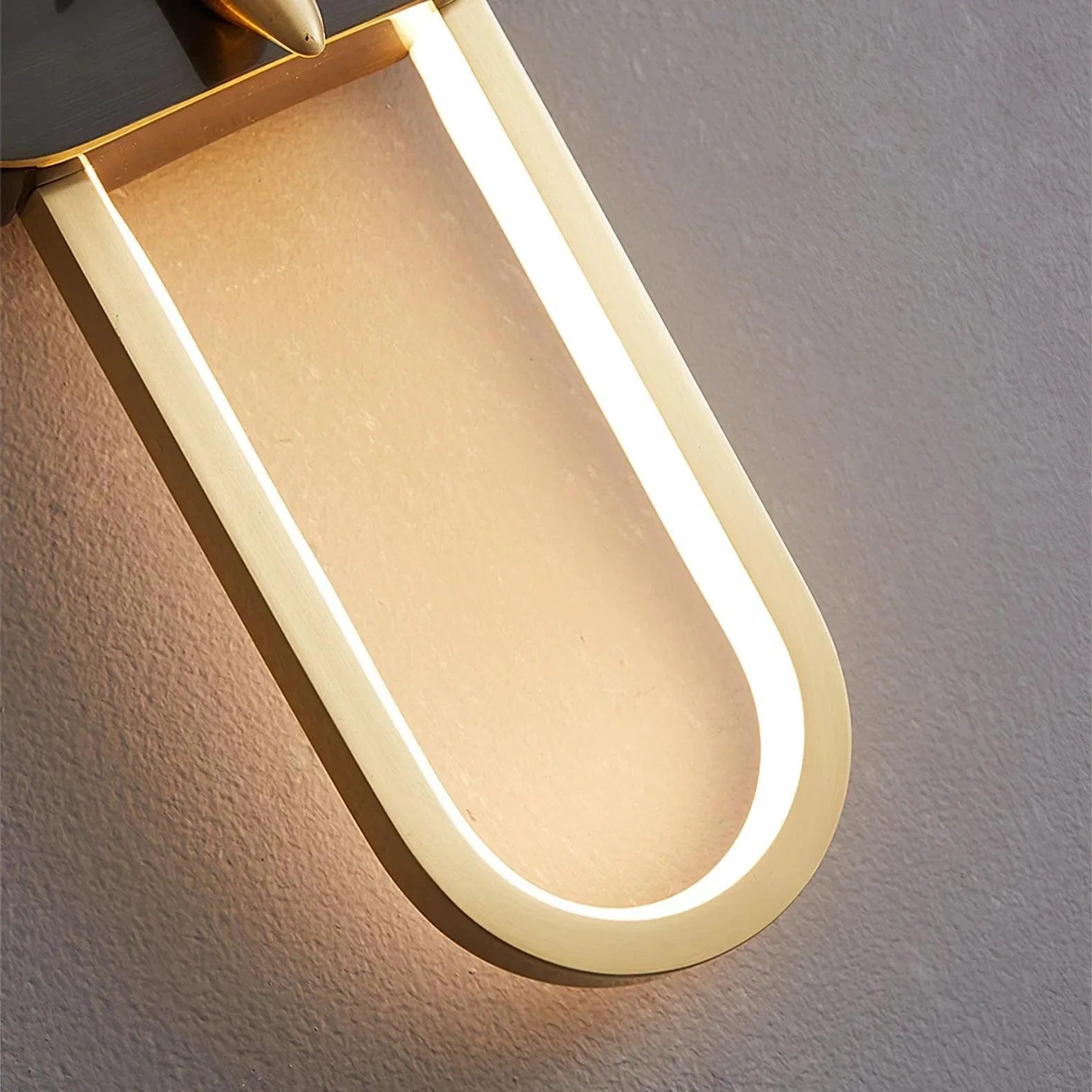 Gold Antler Wall Lamp