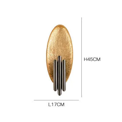 Gold Leaf Wall Lamp