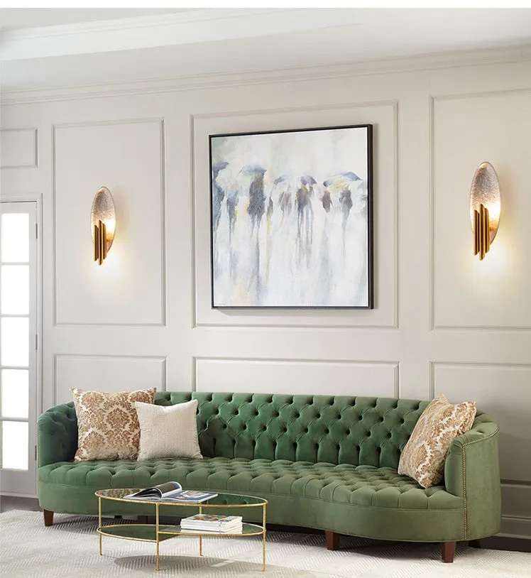 Gold Leaf Wall Lamp