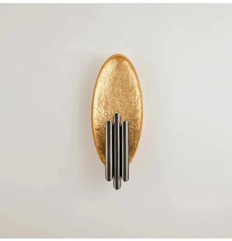Gold Leaf Wall Lamp