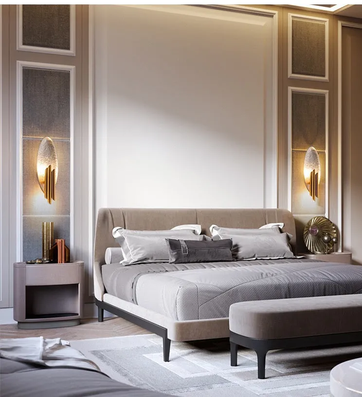 Gold Leaf Wall Lamp