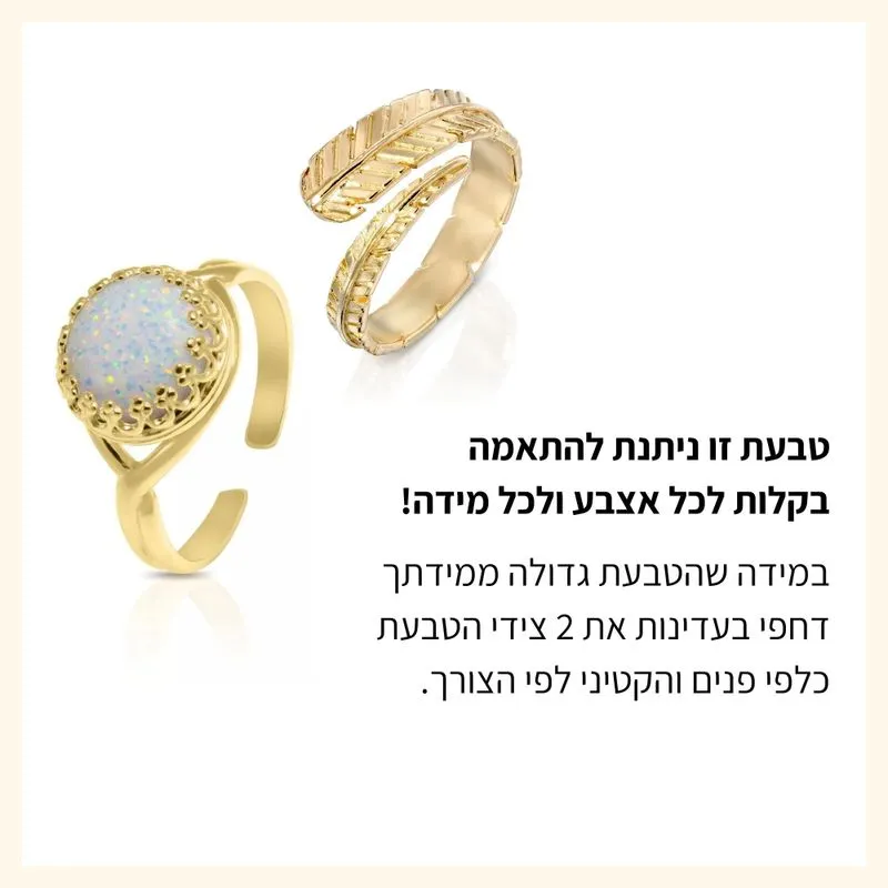 Gold Plated Rose Quartz Sizable Large Statement Ring