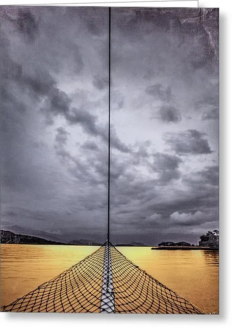 Golden Sail - Greeting Card