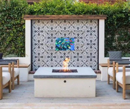 Goldfish & Lilypads Tile Mural, High Quality (won't fade), Indoor or Outdoor, Pond, Wall Tiles, Backsplash, Shower, Mosaic