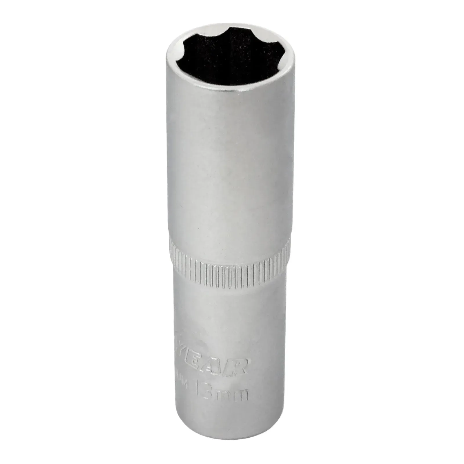 Goodyear 3/8" Dr. 13mm Deep Socket Chrome Vanadium 6 Point Socket
