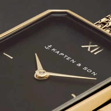 Grace Gold Black Woven Steel