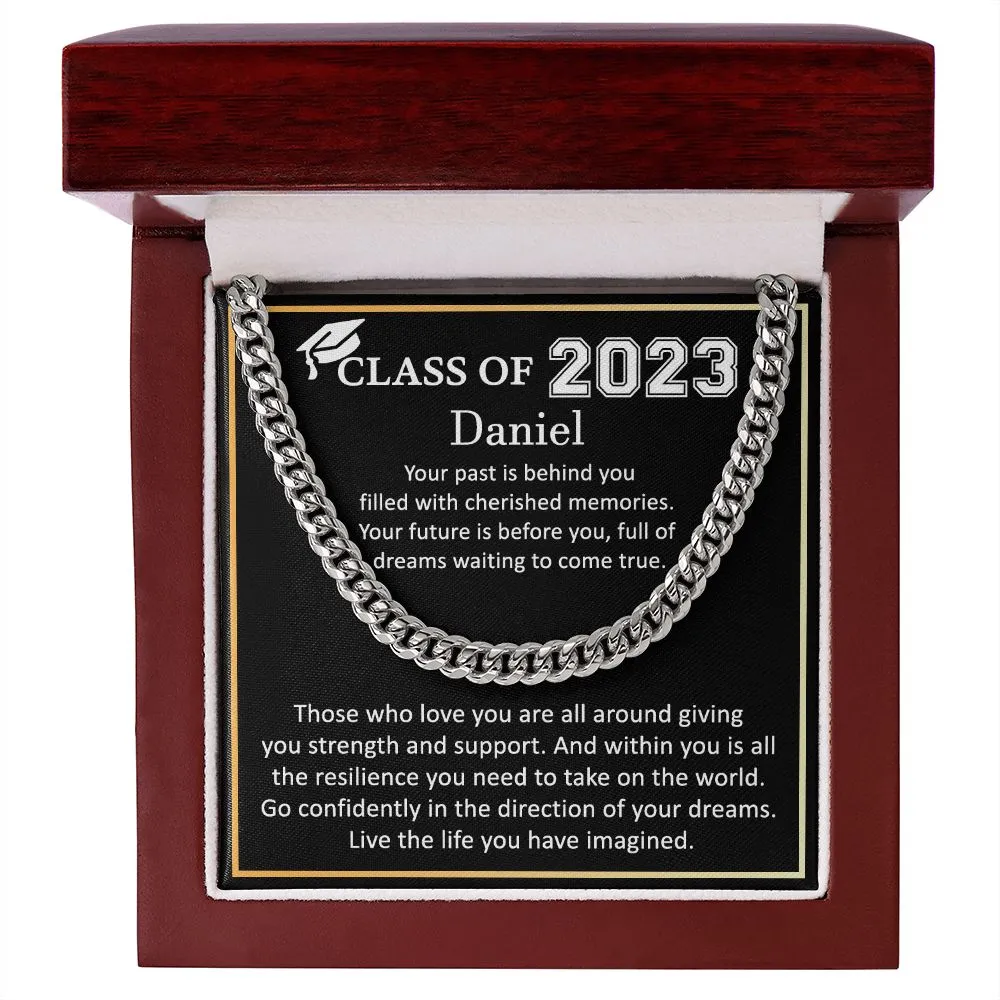 Graduation Gifts For Him - Cuban Chain Necklace