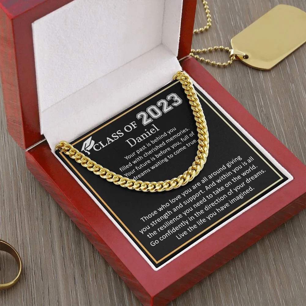 Graduation Gifts For Him - Cuban Chain Necklace