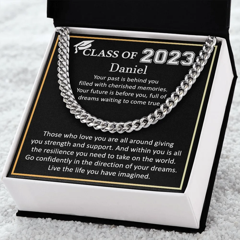 Graduation Gifts For Him - Cuban Chain Necklace