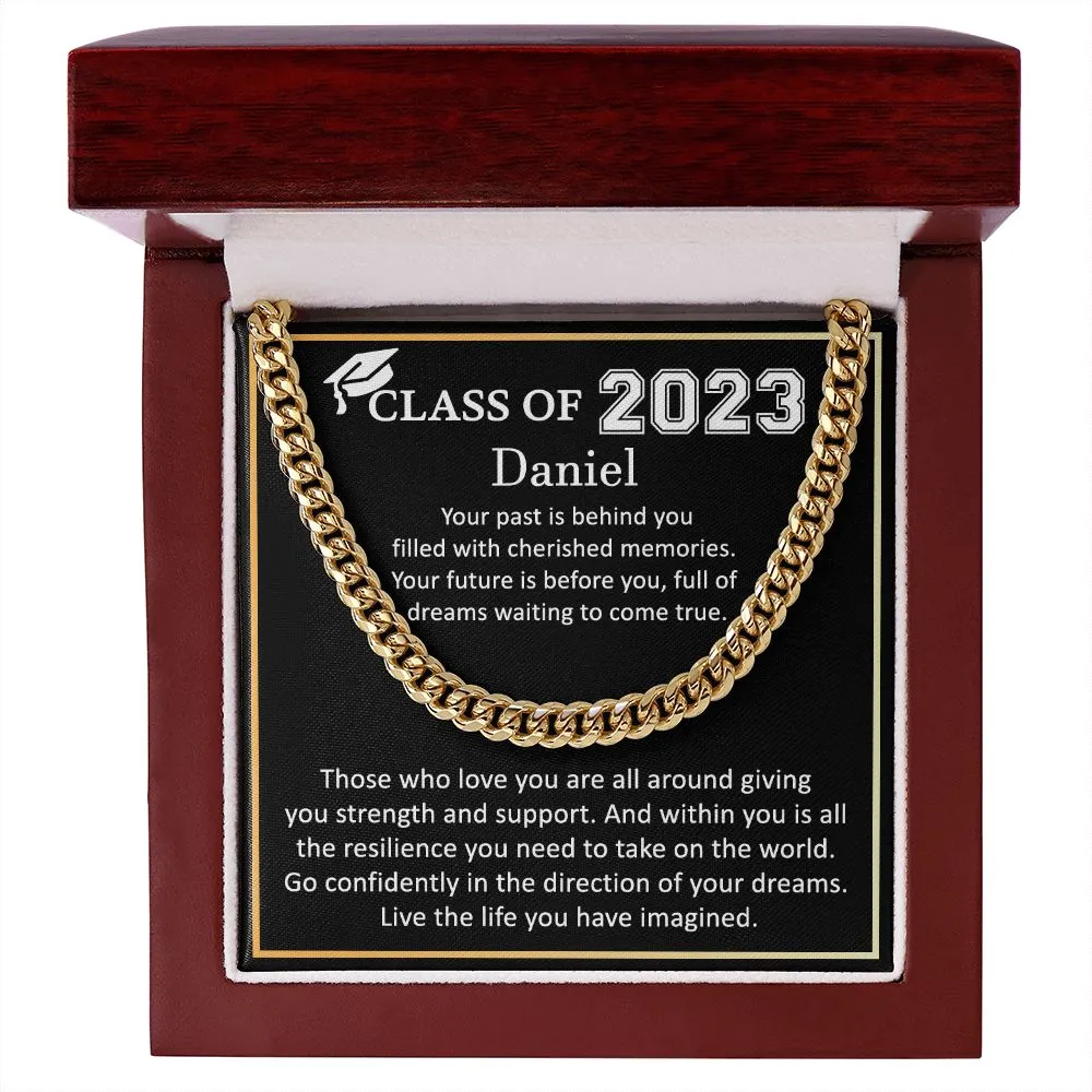 Graduation Gifts For Him - Cuban Chain Necklace