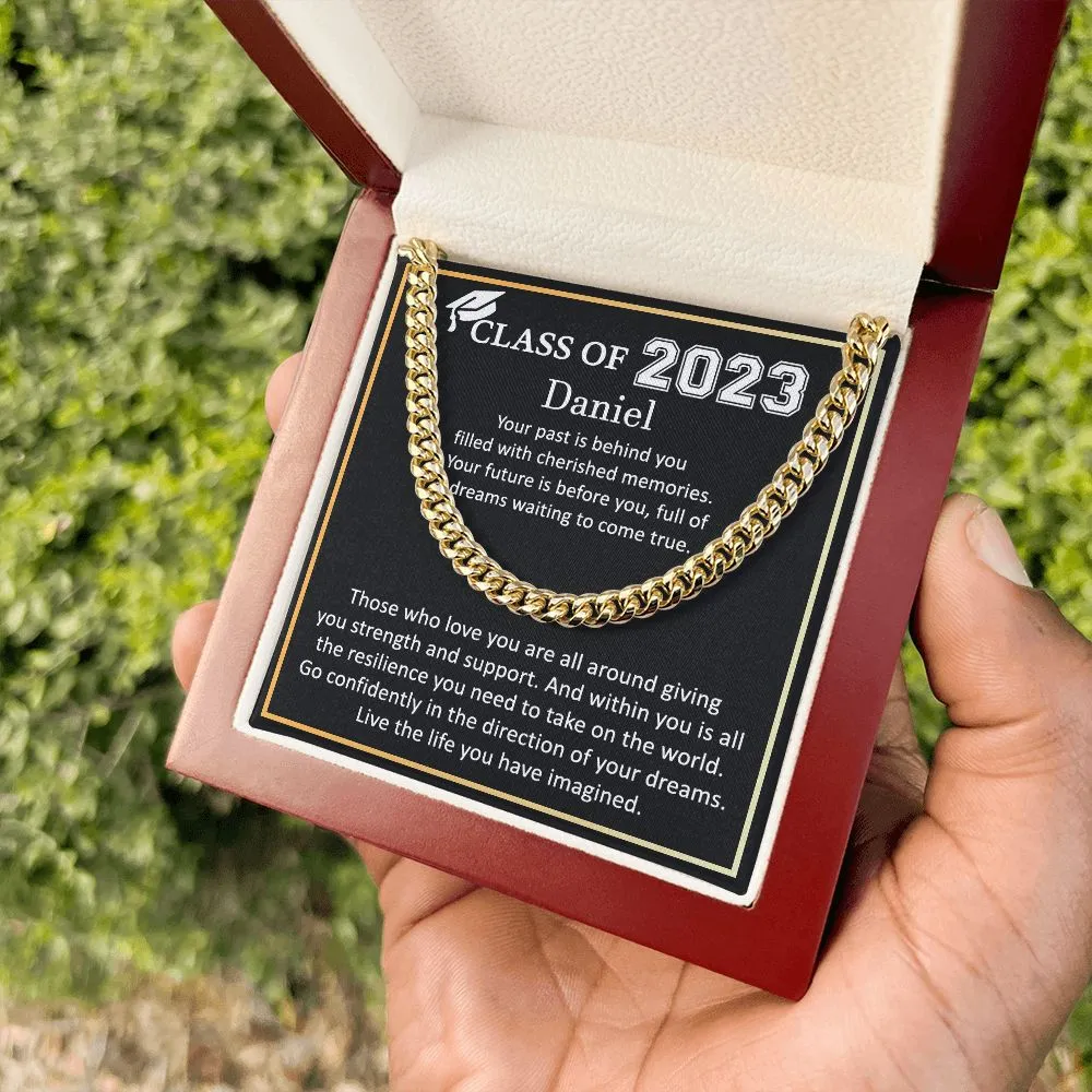 Graduation Gifts For Him - Cuban Chain Necklace