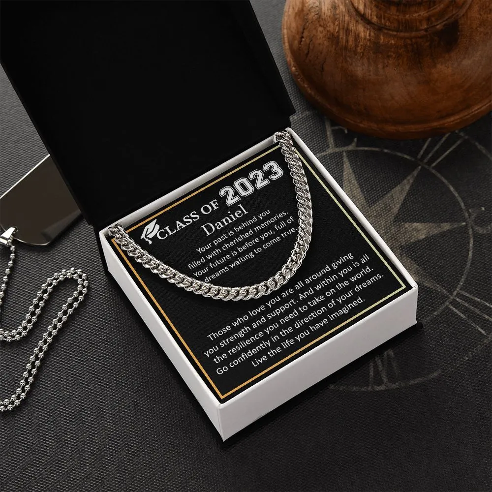 Graduation Gifts For Him - Cuban Chain Necklace