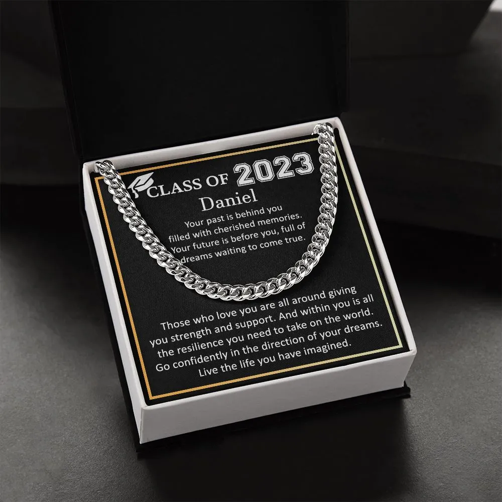Graduation Gifts For Him - Cuban Chain Necklace