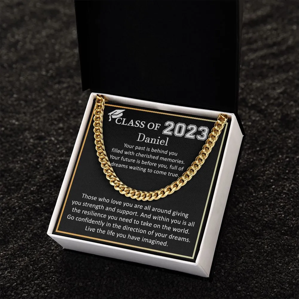 Graduation Gifts For Him - Cuban Chain Necklace