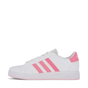 Grand Court Lifestyle Tennis Lace-Up Shoes Cloud White / Bliss Pink / Clear Pink