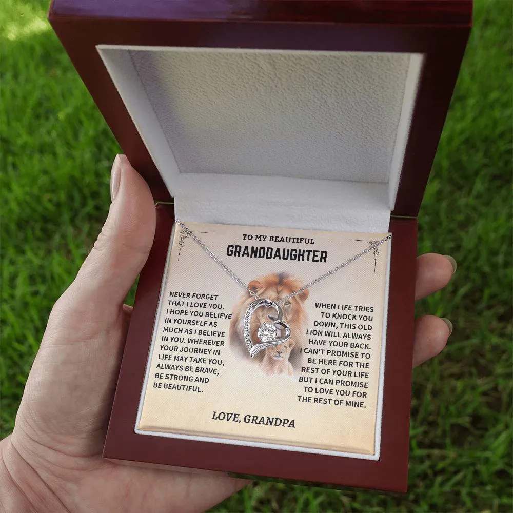Granddaughter Gift- Believe In Yourself- From Grandpa
