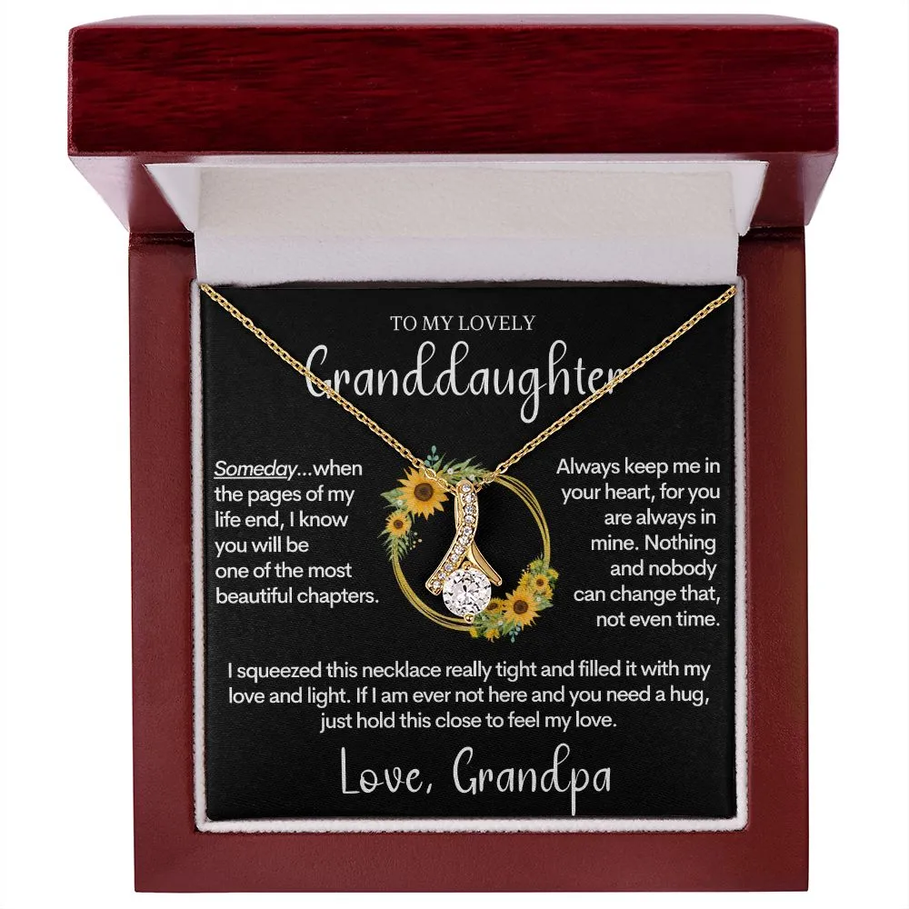 Granddaughter Gift from Grandfather | Birthday Present for Grand Daughter, Christmas Gifts, Personalized Graduation