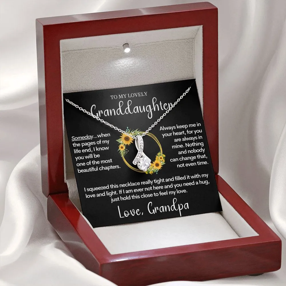 Granddaughter Gift from Grandfather | Birthday Present for Grand Daughter, Christmas Gifts, Personalized Graduation
