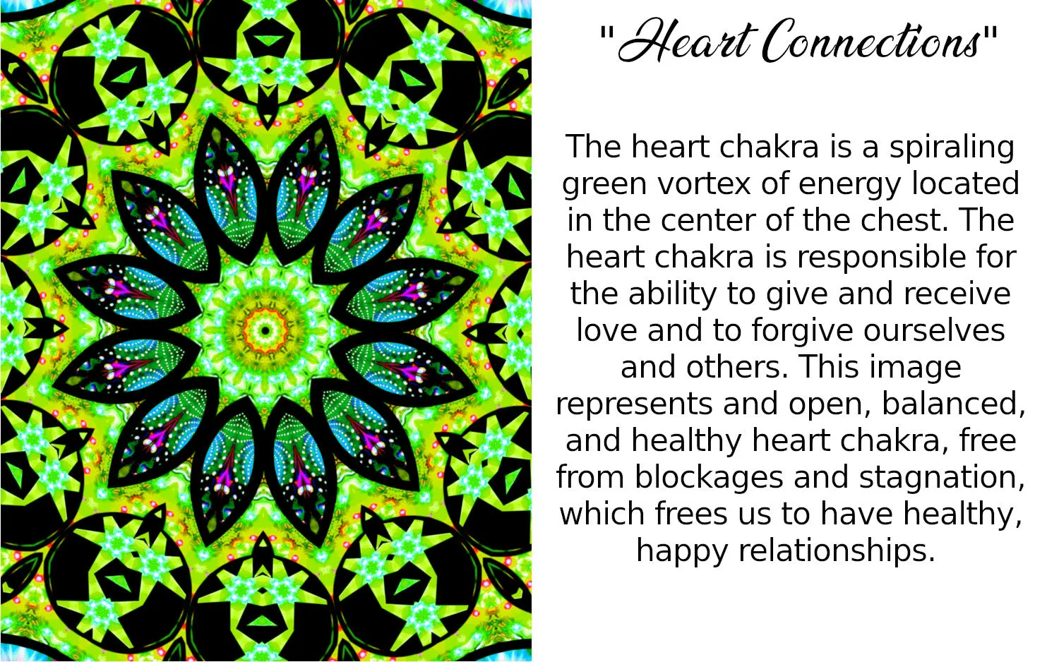 Green Mandala Art Sparkly Christmas Ornament, Decorative Metal Wreath  - "Heart Connections"