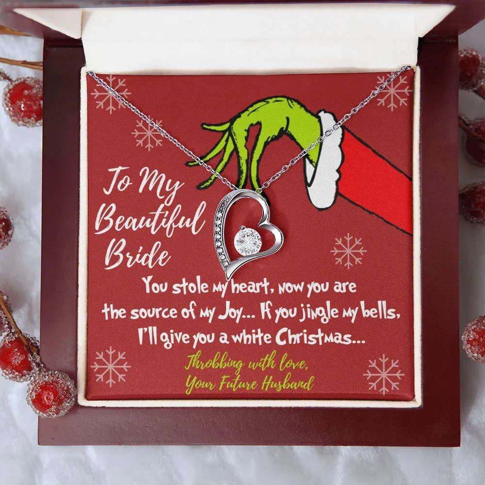 Grinch White Christmas for Bride