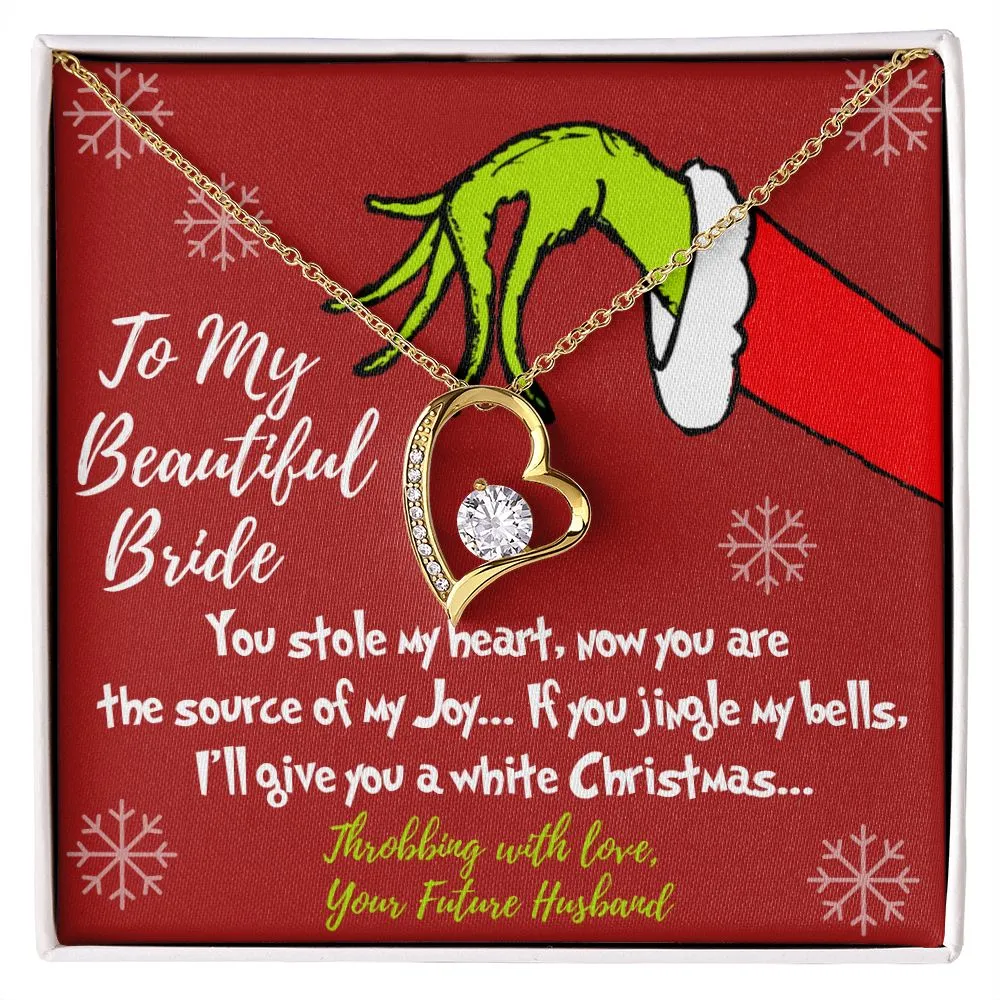 Grinch White Christmas for Bride