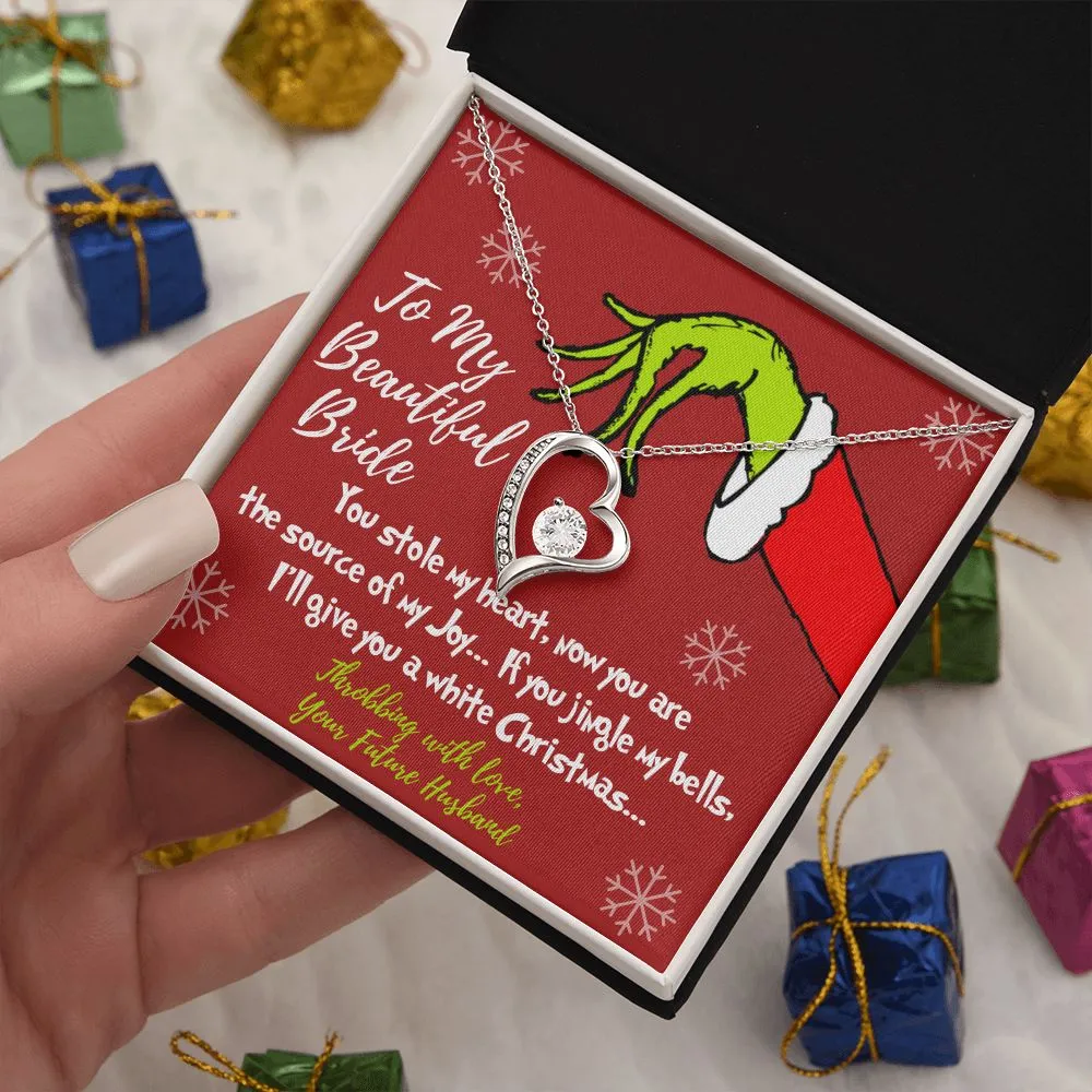 Grinch White Christmas for Bride