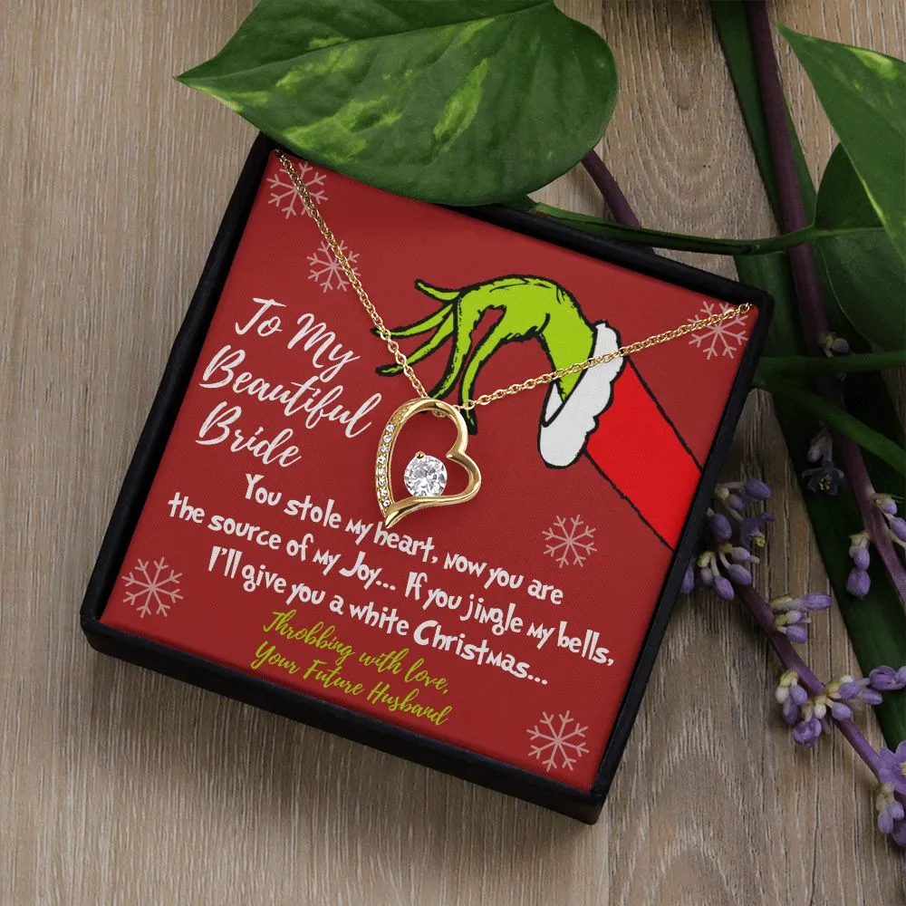 Grinch White Christmas for Bride