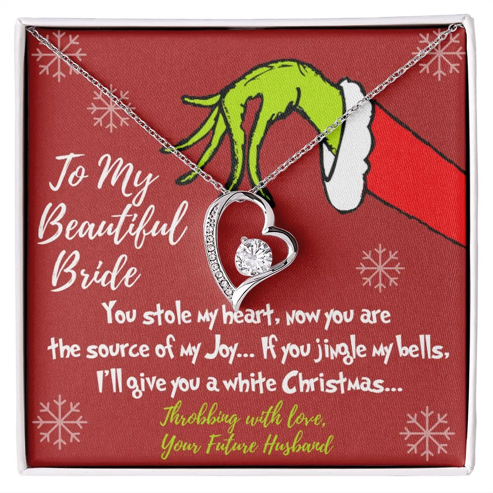 Grinch White Christmas for Bride