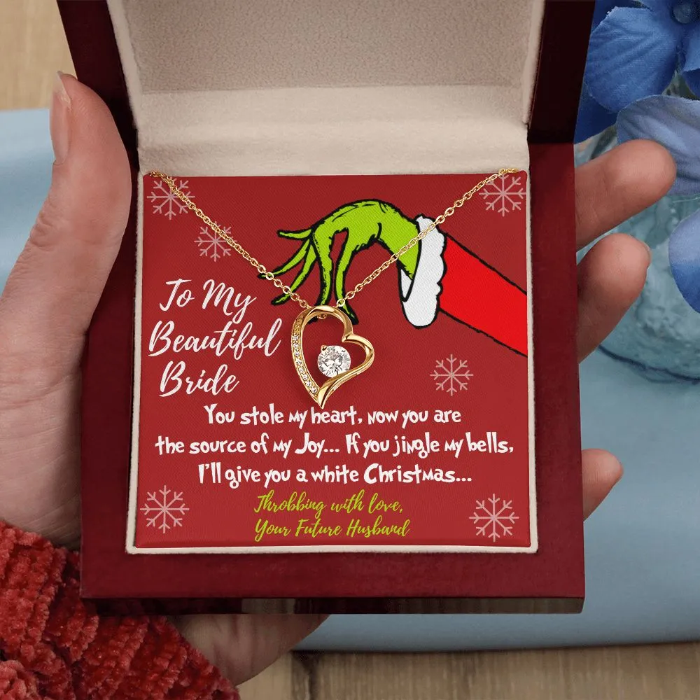 Grinch White Christmas for Bride