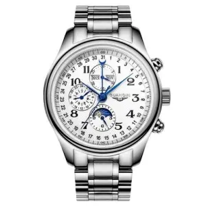 GUANQIN GQ20022 Moon Phase Calendar Auto Mechanical Watch
