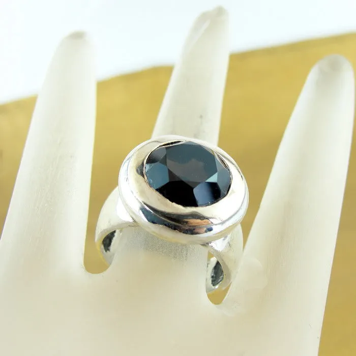 Hadar Designers Smokey Ring sz 8, 8.5 Rose Gold Sterling Silver Handmade () LAST