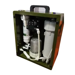 Hand-Cranked Water Purifier Heavy-Duty Off-Grid Filtration — No Power Required