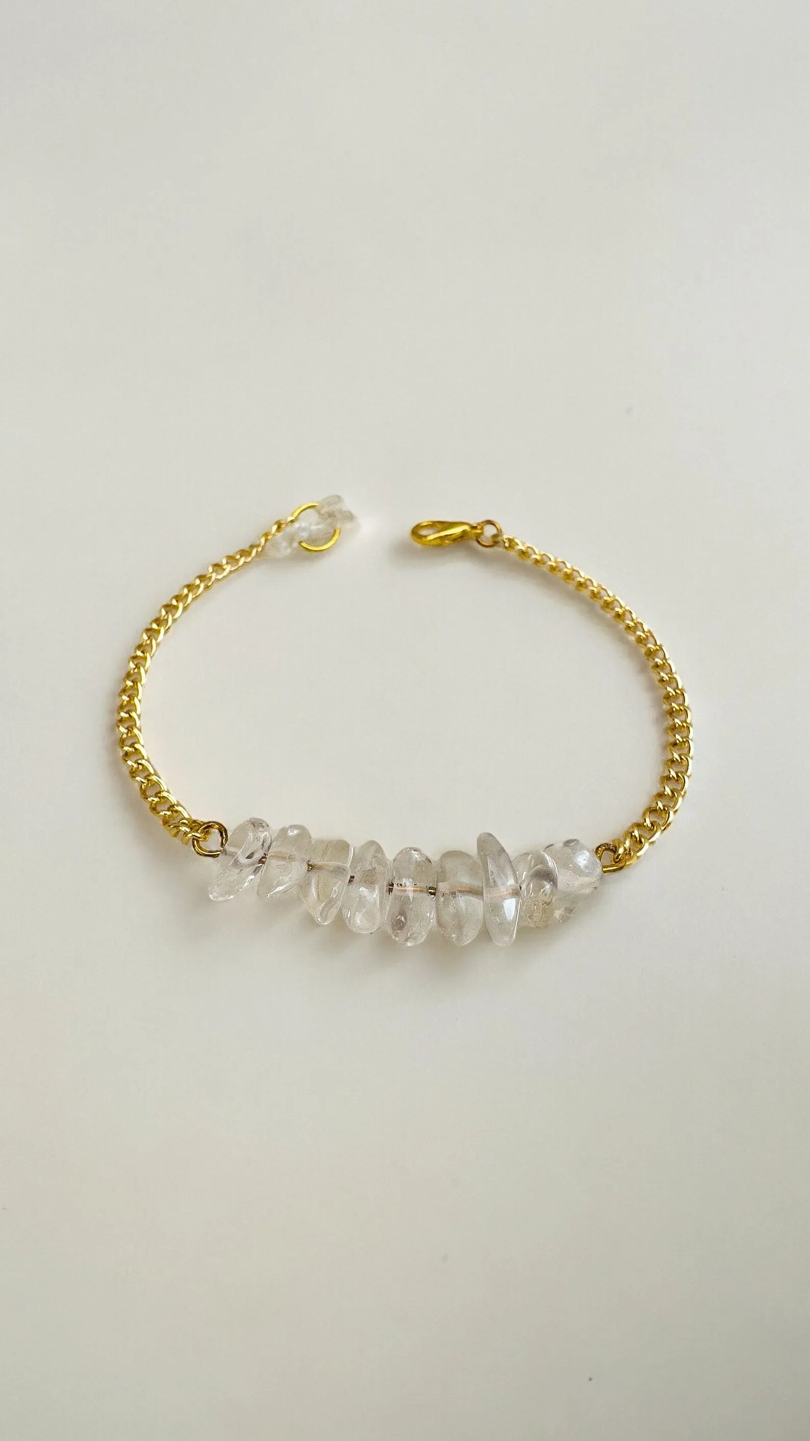 Handmade Clear Quartz Bracelet