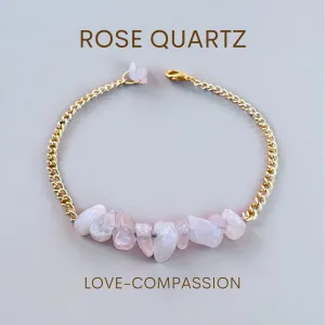 Handmade Rose Quartz Bracelet