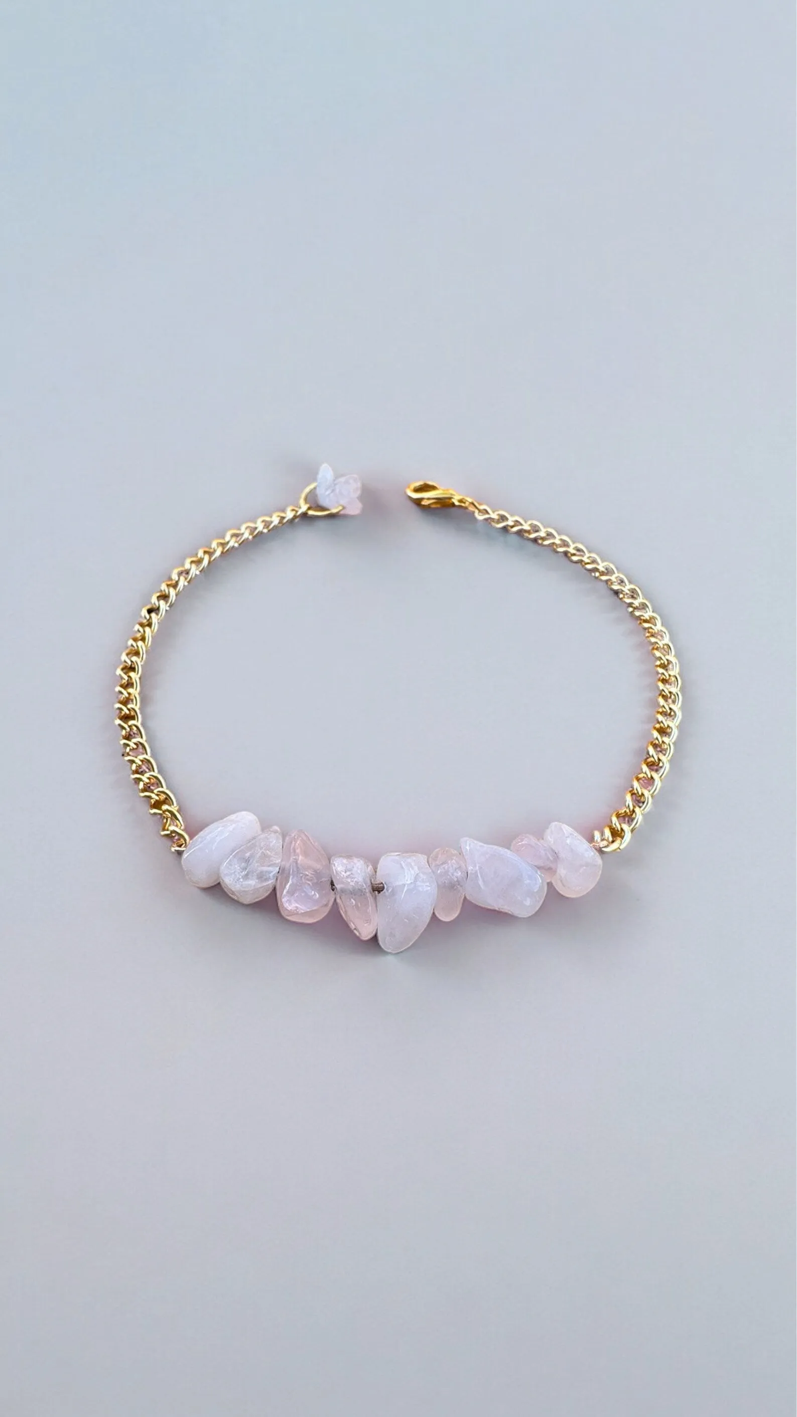 Handmade Rose Quartz Bracelet