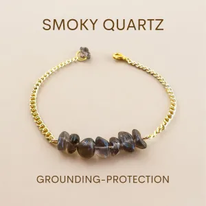 Handmade Smoky Quartz Gemstone Bracelet