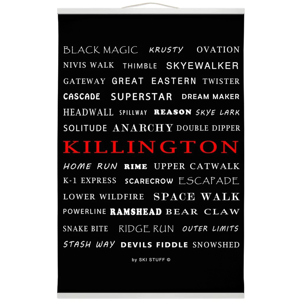 Hanging Canvas Print - Killington Trails
