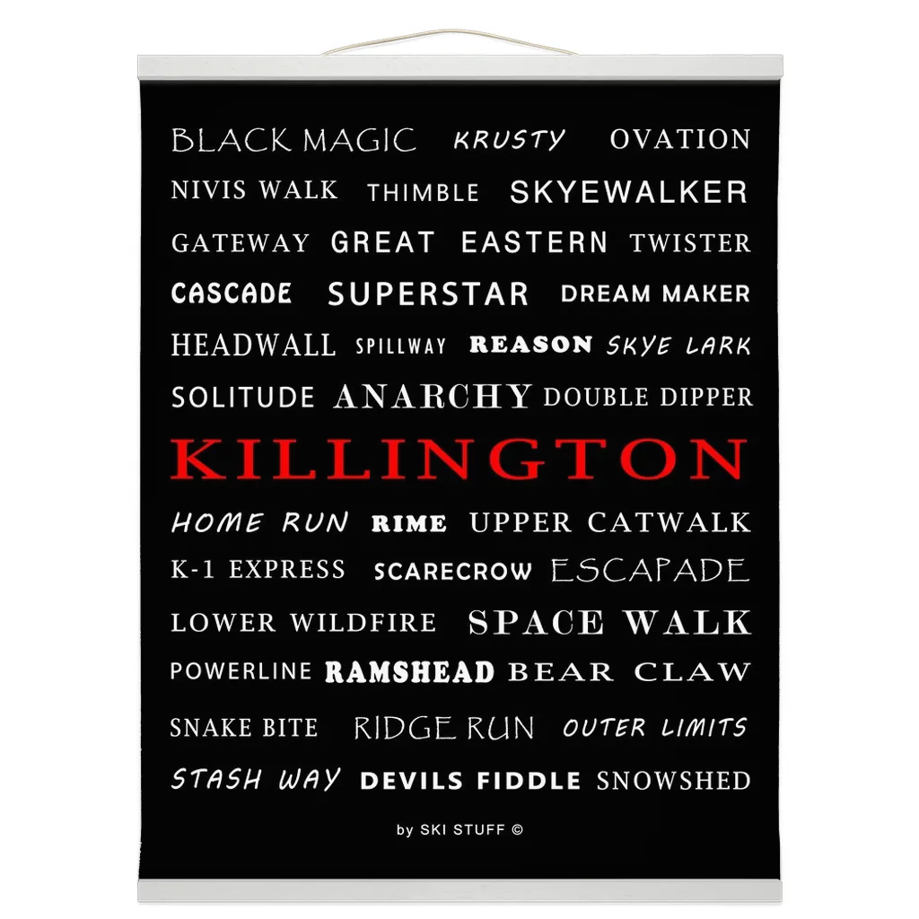 Hanging Canvas Print - Killington Trails